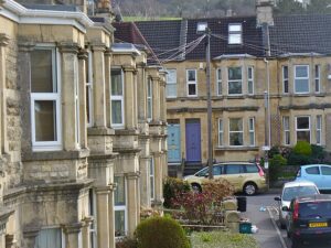 Terraced housing in Bath