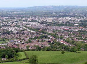 A view of Cheltenham from Leckhampton